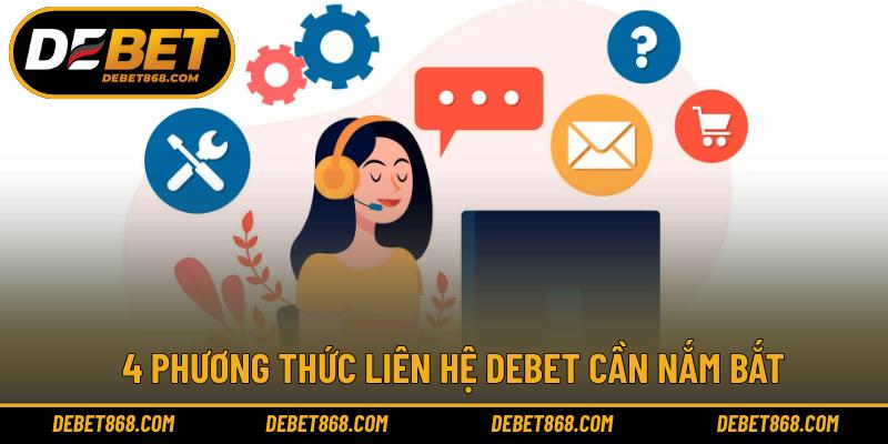 4 phương thức liên hệ DEBET cần nắm bắt