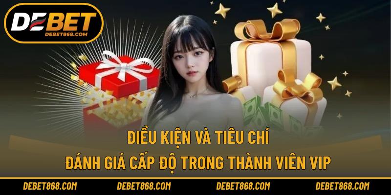Điều kiện và tiêu chí đánh giá cấp độ trong thành viên VIP